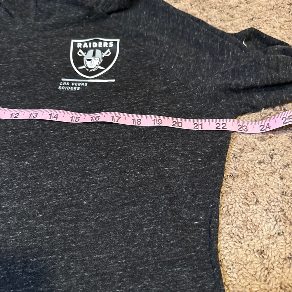 Women's Nike Black Las Vegas Raiders T-shirt Hoodie XL - Picture 6 of 8